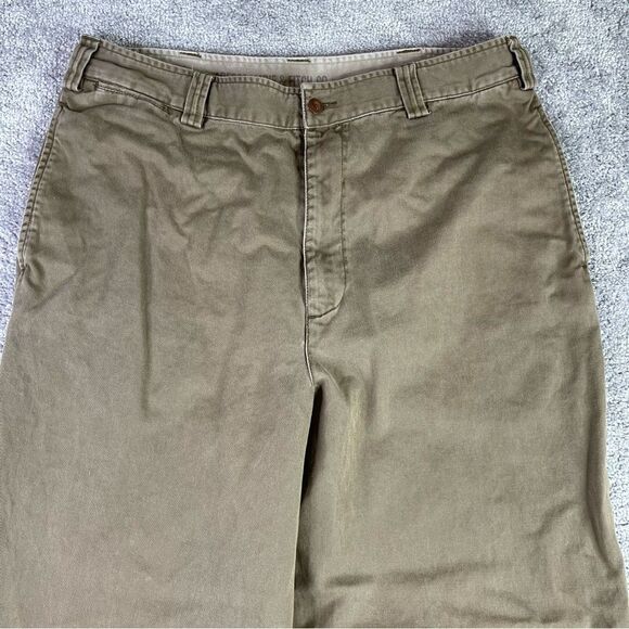 Abercrombie & Fitch Pants Men's 36X32* Tan Weathered Chino Straight Casual - Picture 2 of 15